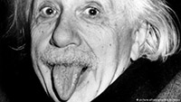 Albert Einstein's tongue